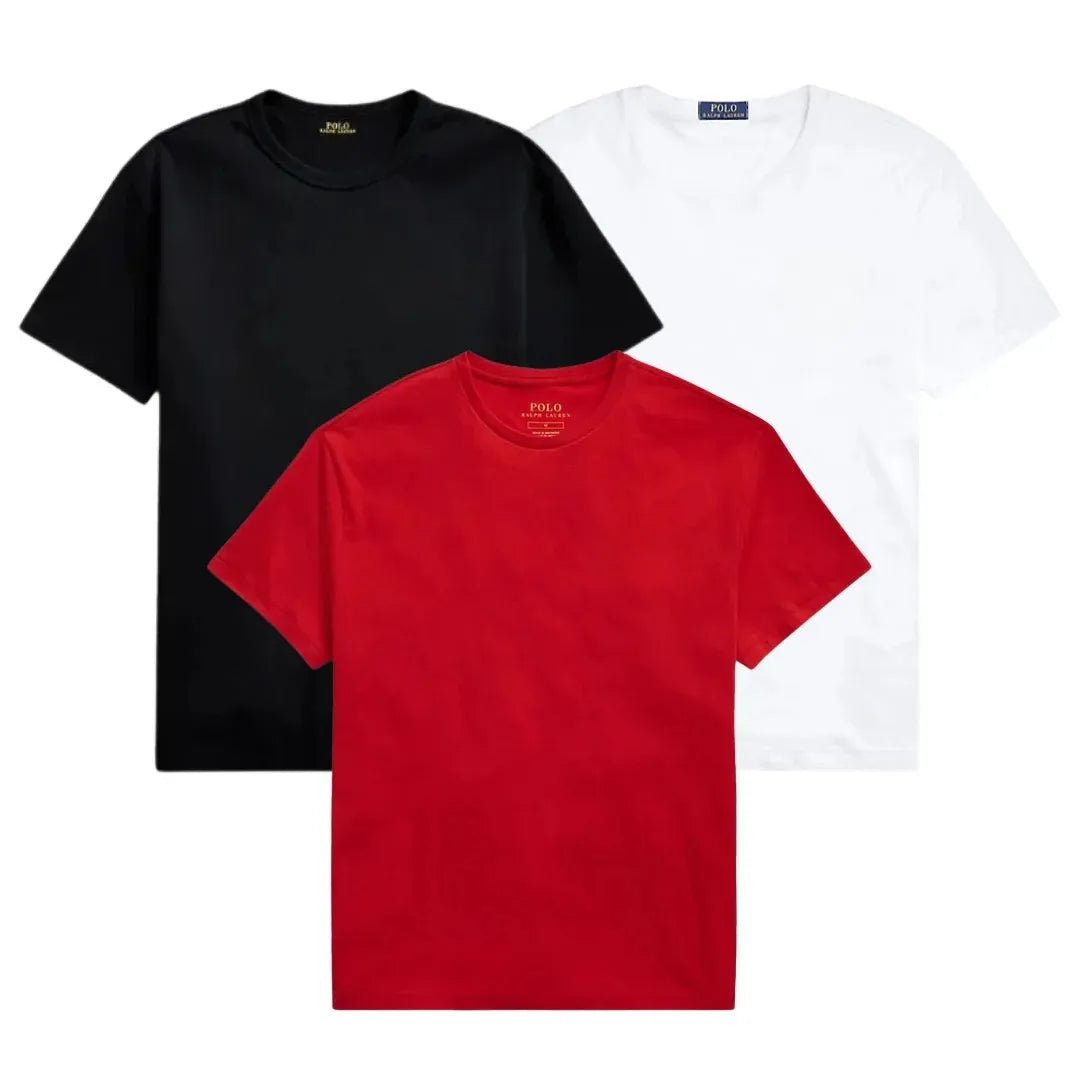 3 PACK – MEN’S SLIM FIT COTTON T-SHIRTS